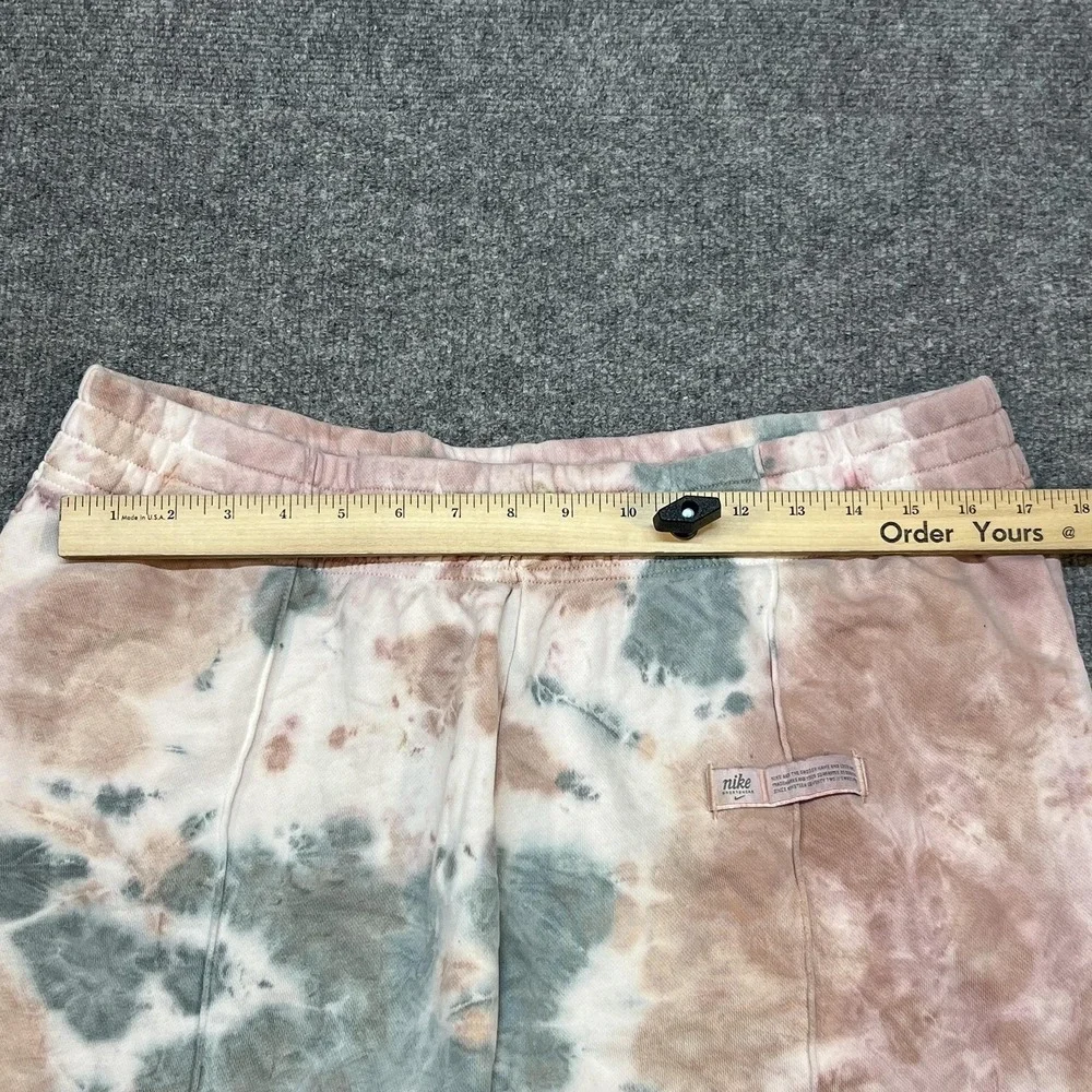 Nike Sweatpants Mens Large Tie Dye Fleece Joggers Elastic Waist Pockets Lounge